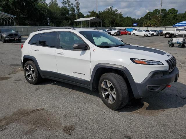 1C4PJMBS0FW527267 - 2015 JEEP CHEROKEE TRAILHAWK WHITE photo 4