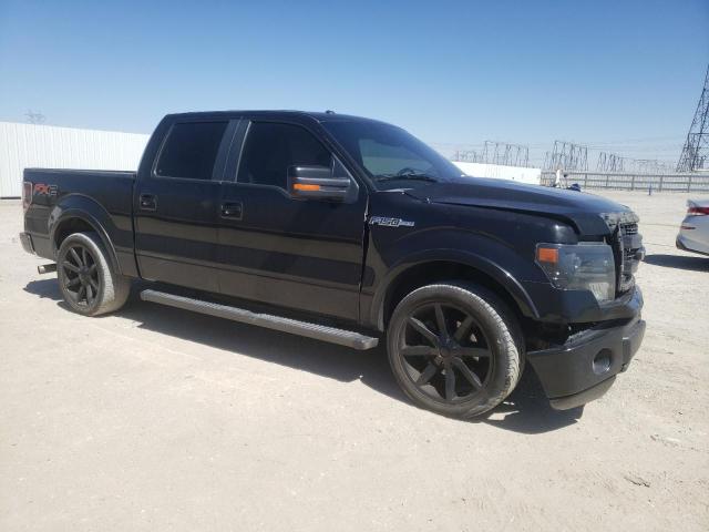 1FTFW1CF2EKE79841 - 2014 FORD F150 SUPERCREW BLACK photo 4