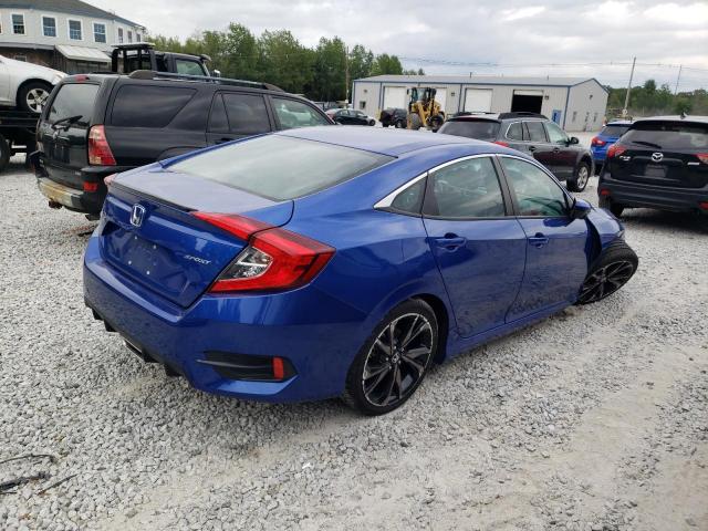 2HGFC2F8XMH553784 - 2021 HONDA CIVIC SPORT 蓝色 照片 3
