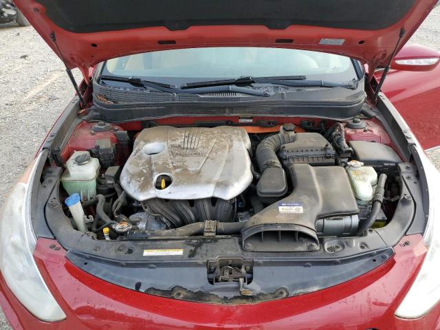 KMHEC4A47CA047476 - 2012 HYUNDAI SONATA HYBRID RED photo 11