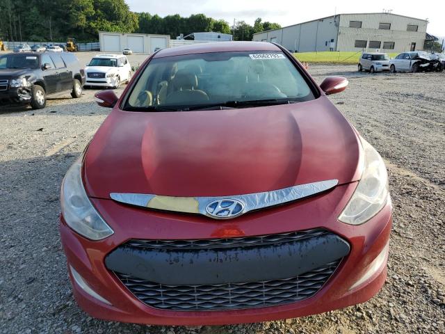 KMHEC4A47CA047476 - 2012 HYUNDAI SONATA HYBRID RED photo 5