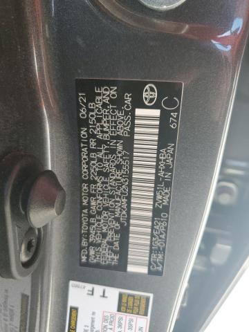 JTDKAMFU2N3155517 - 2022 TOYOTA PRIUS NIGHT SHADE Grau Foto 12