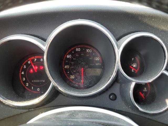 2T1KR32E55C496564 - 2005 TOYOTA COROLLA MA XR BLACK photo 9