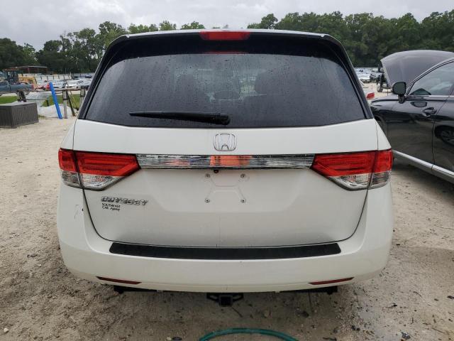 5FNRL5H68FB053446 - 2015 HONDA ODYSSEY EXL WHITE photo 6