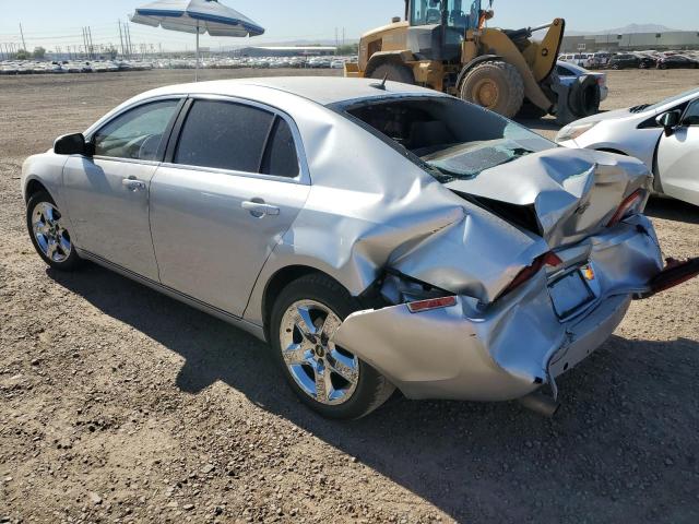 1G1ZH57B594234492 - 2009 CHEVROLET MALIBU 1LT SILVER photo 2