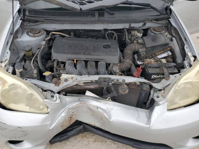 2T1KR32E15C550426 - 2005 TOYOTA COROLLA MA XR SILVER photo 11