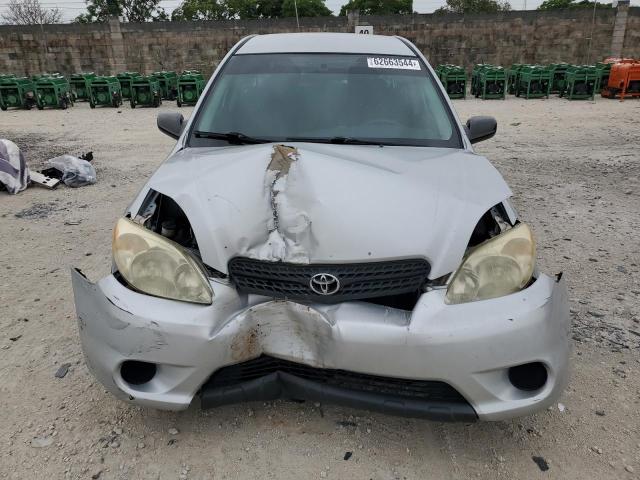 2T1KR32E15C550426 - 2005 TOYOTA COROLLA MA XR SILVER photo 5