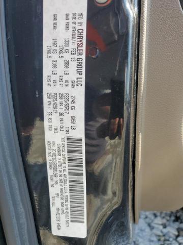 2C4RC1CG2DR681268 - 2013 CHRYSLER TOWN & COU TOURING L BLACK photo 13