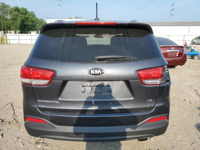 5XYPGDA54HG289501 - 2017 KIA SORENTO LX GRAY photo 6