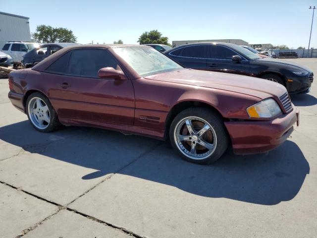 WDBFA68FXXF185618 - 1999 MERCEDES-BENZ SL 500 MAROON photo 4