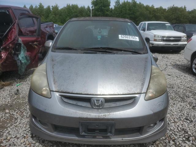 JHMGD38647S009729 - 2007 HONDA FIT S 银色 照片 5