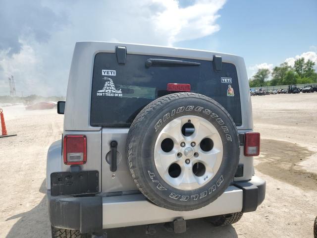 1C4AJWBGXDL643491 - 2013 JEEP WRANGLER SAHARA SILVER photo 6