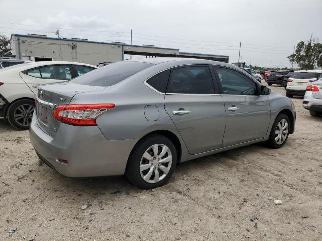 3N1AB7AP0EL663116 - 2014 NISSAN SENTRA S SILVER photo 3