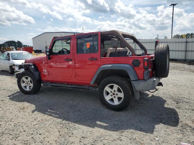 1J4GA39108L647043 - 2008 JEEP WRANGLER U X RED photo 2