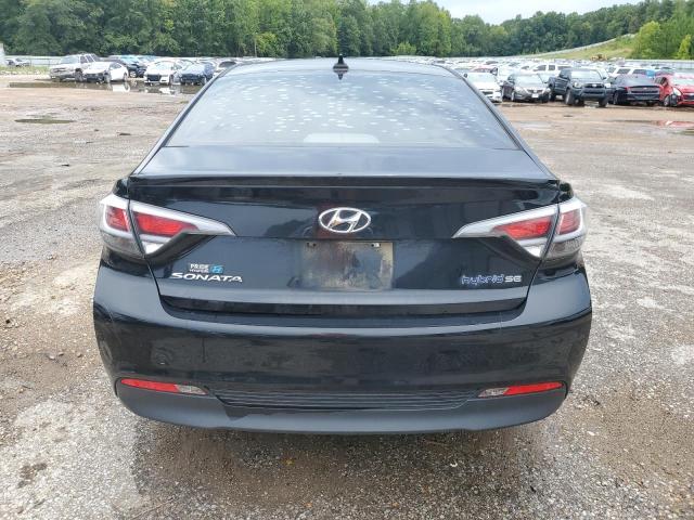 KMHE24L19HA047623 - 2017 HYUNDAI SONATA HYBRID BLACK photo 6