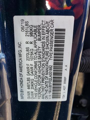 19UUB1F52LA001882 - 2020 ACURA TLX TECHNOLOGY BLUE photo 13