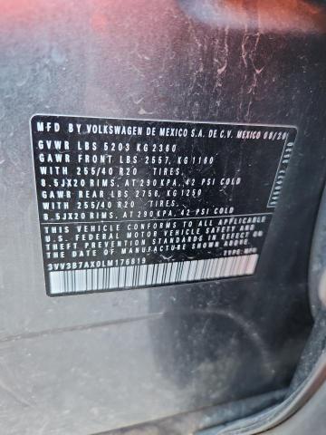 3VV3B7AX0LM176819 - 2020 VOLKSWAGEN TIGUAN SE 灰色 照片 13