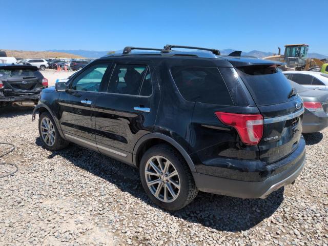 1FM5K8F81GGA45568 - 2016 FORD EXPLORER LIMITED BLACK photo 2
