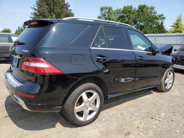 4JGDA5HB6EA276665 - 2014 MERCEDES-BENZ ML 350 4MATIC BLACK photo 3