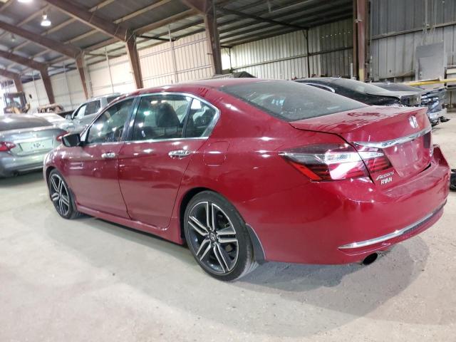 1HGCR2F15HA299510 - 2017 HONDA ACCORD SPORT SPECIAL EDITION RED photo 2