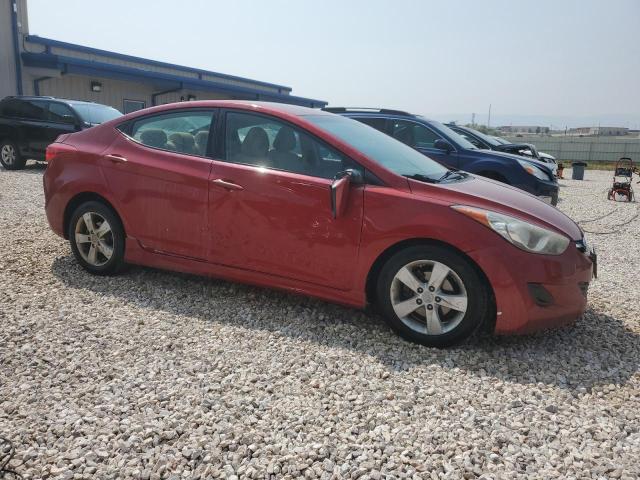 KMHDH4AEXBU113649 - 2011 HYUNDAI ELANTRA GLS RED photo 4