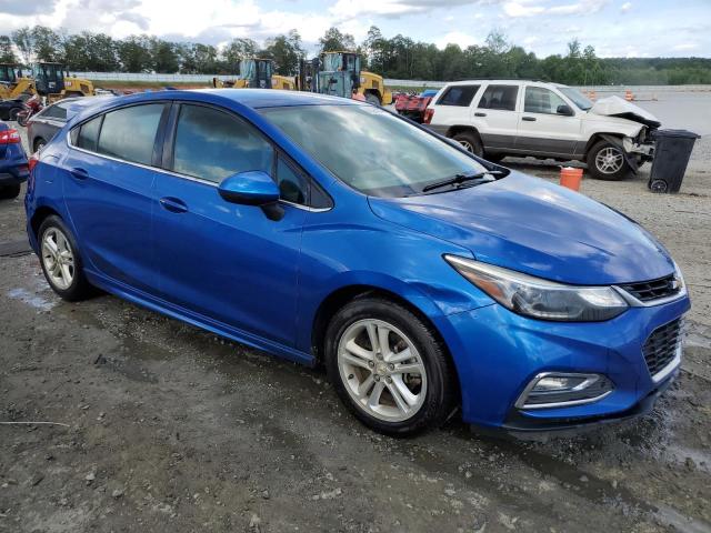 3G1BE6SM1HS529337 - 2017 CHEVROLET CRUZE LT BLUE photo 4