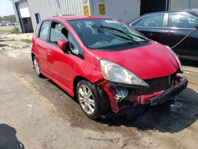 JHMGE88469C004456 - 2009 HONDA FIT SPORT RED photo 4