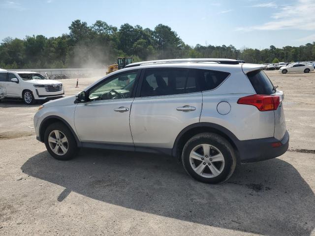 JTMWFREV8DD009156 - 2013 TOYOTA RAV4 XLE SILVER photo 2