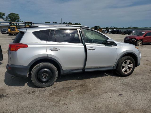 JTMWFREV8DD009156 - 2013 TOYOTA RAV4 XLE SILVER photo 3