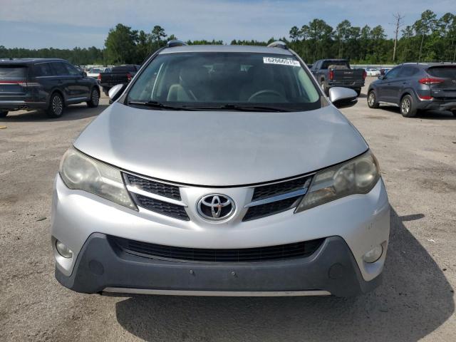 JTMWFREV8DD009156 - 2013 TOYOTA RAV4 XLE SILVER photo 5