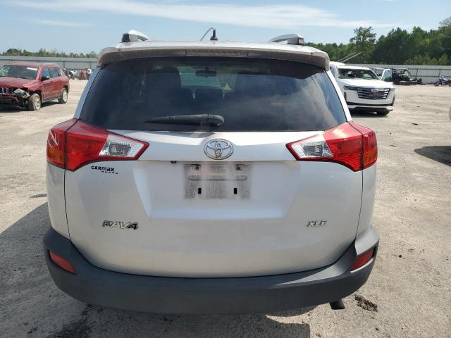 JTMWFREV8DD009156 - 2013 TOYOTA RAV4 XLE SILVER photo 6