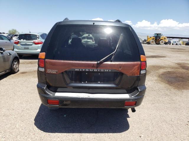 JA4LS21H03J037789 - 2003 MITSUBISHI MONTERO SPORT ES BLACK photo 6