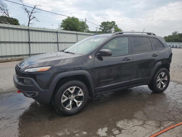 1C4PJMBS2EW237725 - 2014 JEEP CHEROKEE TRAILHAWK BLACK photo 1