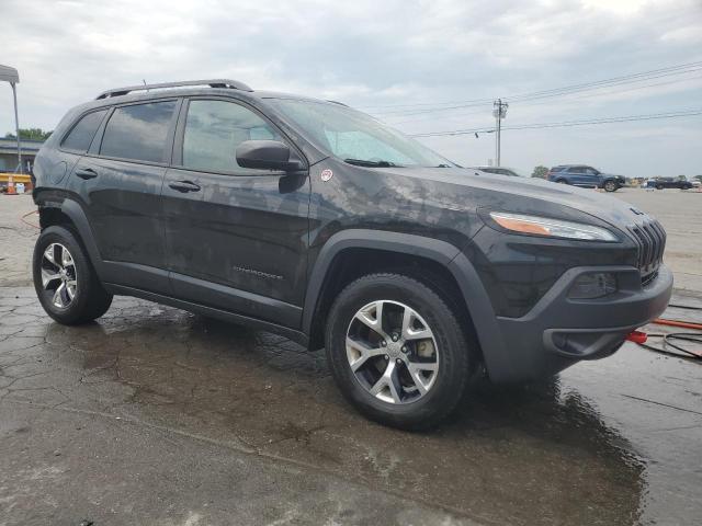 1C4PJMBS2EW237725 - 2014 JEEP CHEROKEE TRAILHAWK BLACK photo 4