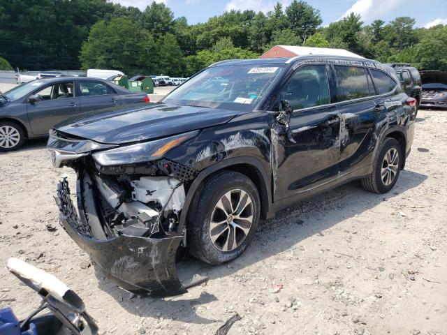 5TDGZRBH6NS564039 - 2022 TOYOTA HIGHLANDER XLE BLACK photo 1