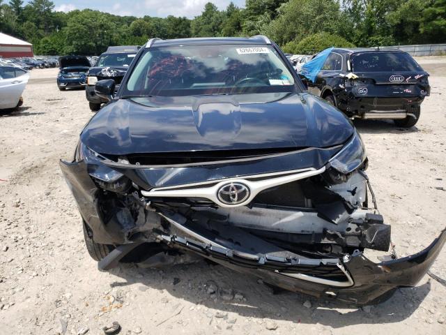 5TDGZRBH6NS564039 - 2022 TOYOTA HIGHLANDER XLE BLACK photo 5