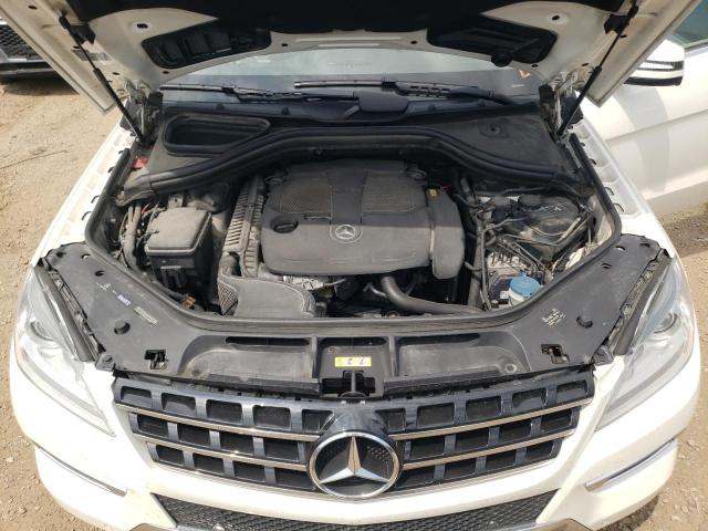 4JGDA5HB9CA044705 - 2012 MERCEDES-BENZ ML 350 4MATIC WHITE photo 11