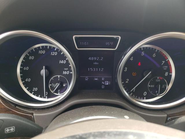 4JGDA5HB9CA044705 - 2012 MERCEDES-BENZ ML 350 4MATIC WHITE photo 9