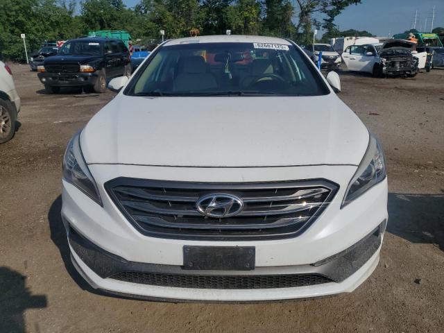 5NPE34AF1FH208391 - 2015 HYUNDAI SONATA SPORT WHITE photo 5