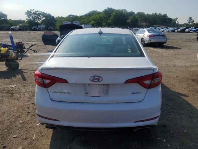 5NPE34AF1FH208391 - 2015 HYUNDAI SONATA SPORT WHITE photo 6