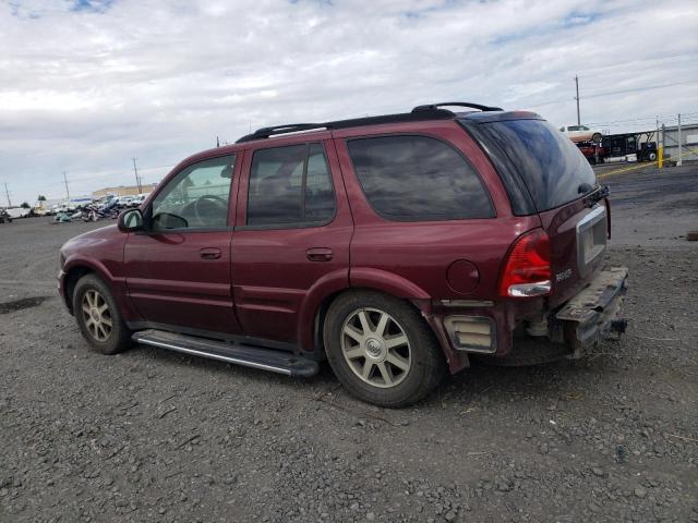 5GADT13S652286378 - 2005 BUICK RAINIER CXL MAROON photo 2