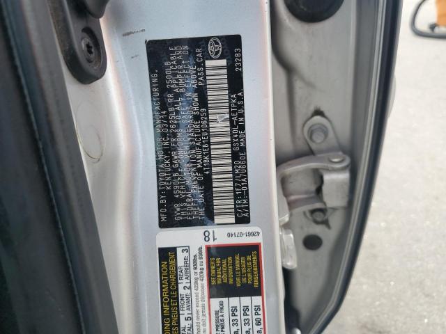 4T1BK1EB1EU106259 - 2014 TOYOTA AVALON BASE SILVER photo 12