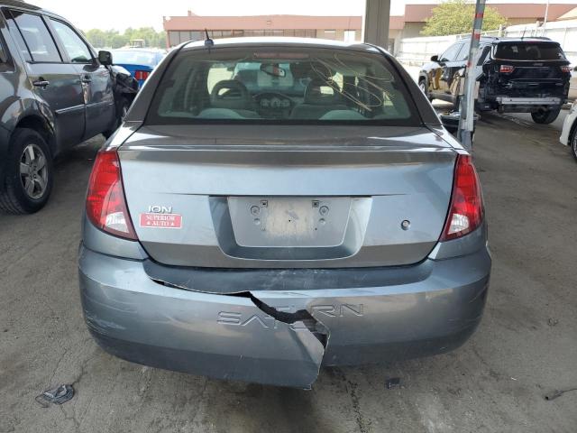 1G8AL55F66Z169878 - 2006 SATURN ION LEVEL 3 GRAY photo 6