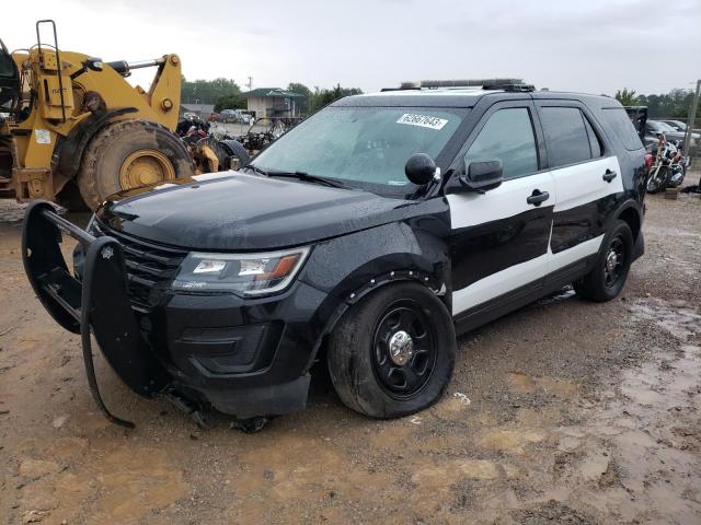 1FM5K8AR2KGB22392 - 2019 FORD EXPLORER POLICE INTERCEPTOR TWO TONE photo 1