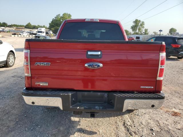 1FTFW1EFXDFB09273 - 2013 FORD F-150 XLT SUPERCREW BURGUNDY photo 6