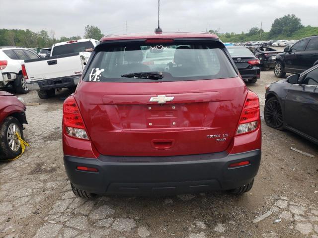 KL7CJPSB3FB231437 - 2015 CHEVROLET TRAX 1LS RED photo 6