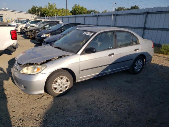1HGES16385L010919 - 2005 HONDA CIVIC DX VP Silber Foto 1