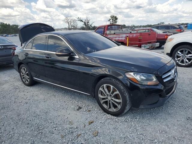 55SWF4KB6GU109166 - 2016 MERCEDES-BENZ C 300 4MATIC BLACK photo 4