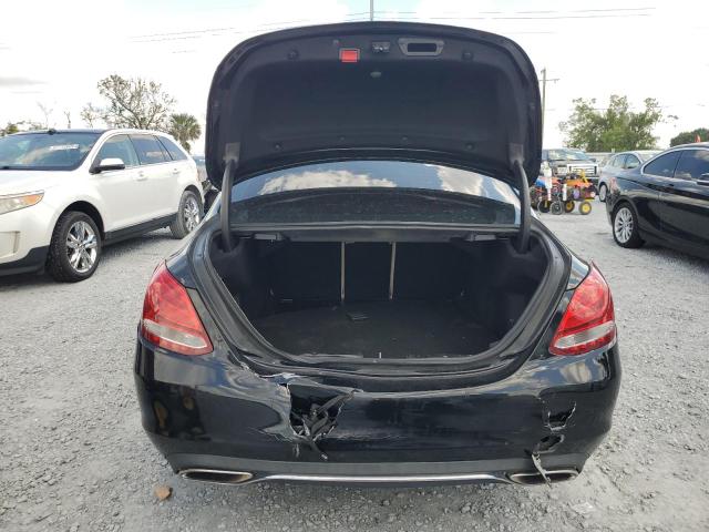 55SWF4KB6GU109166 - 2016 MERCEDES-BENZ C 300 4MATIC BLACK photo 6