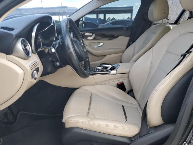 55SWF4KB6GU109166 - 2016 MERCEDES-BENZ C 300 4MATIC BLACK photo 7